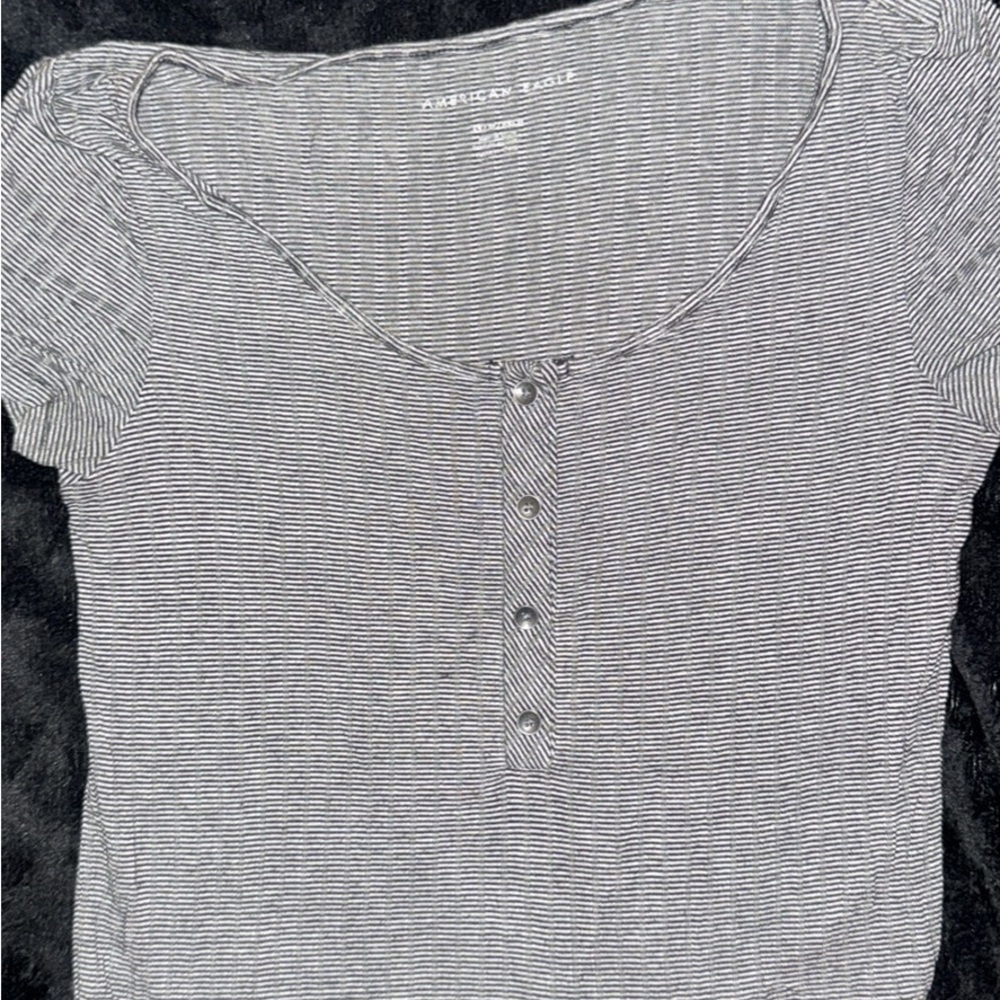 American Eagle Outfitters Cropped Blouse
